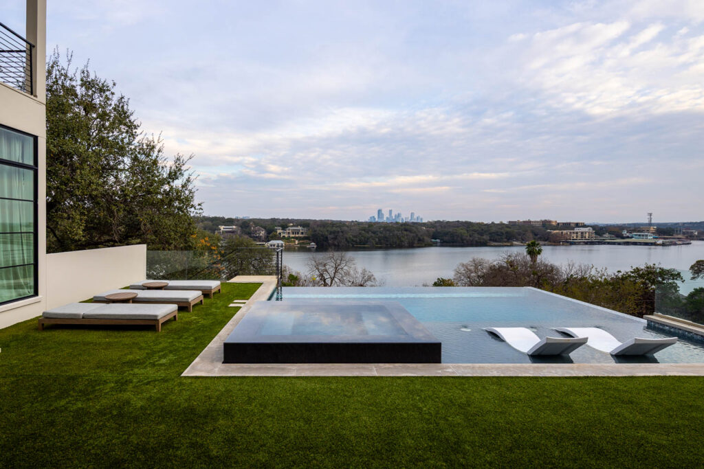 Austin Studio Architects 2026 ATX Modern Home Tour Pool and View
