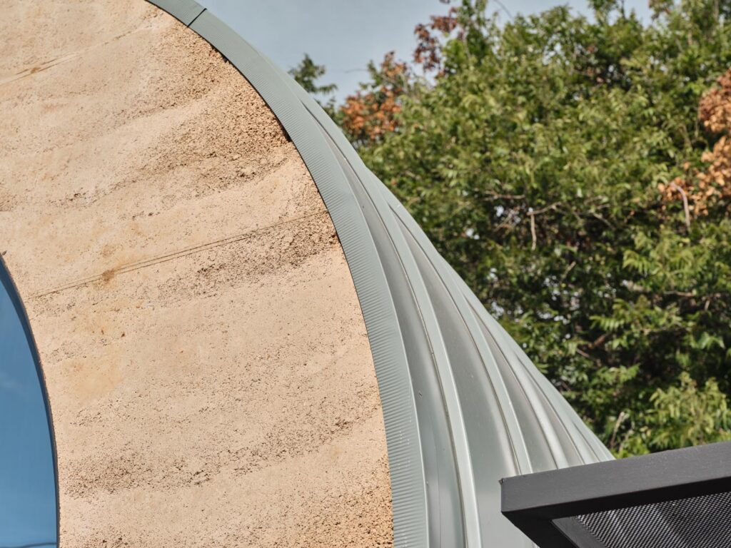 Davey McEathron Architecture 2026 Austin Modern Home Tour Rammed Earth Detail